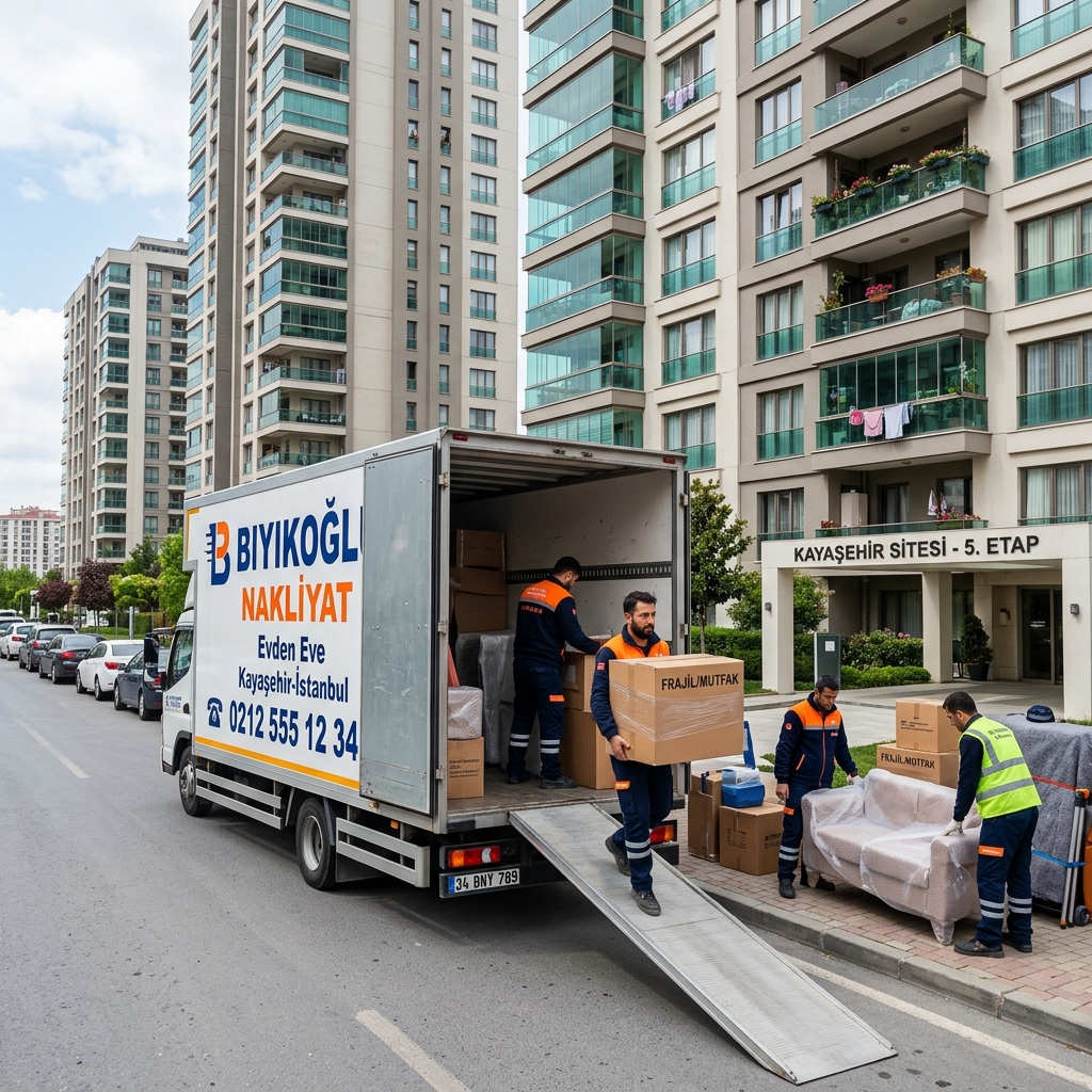 Kayaşehir Evden Eve Nakliyat Rehberi: Sitelerde Taşınma Sanatı